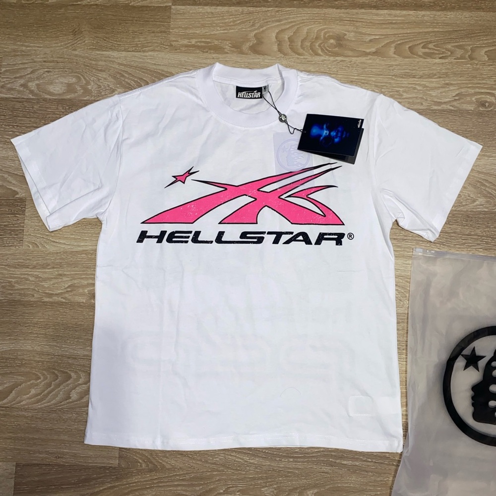 Hellstar White Short Sleeve Tee